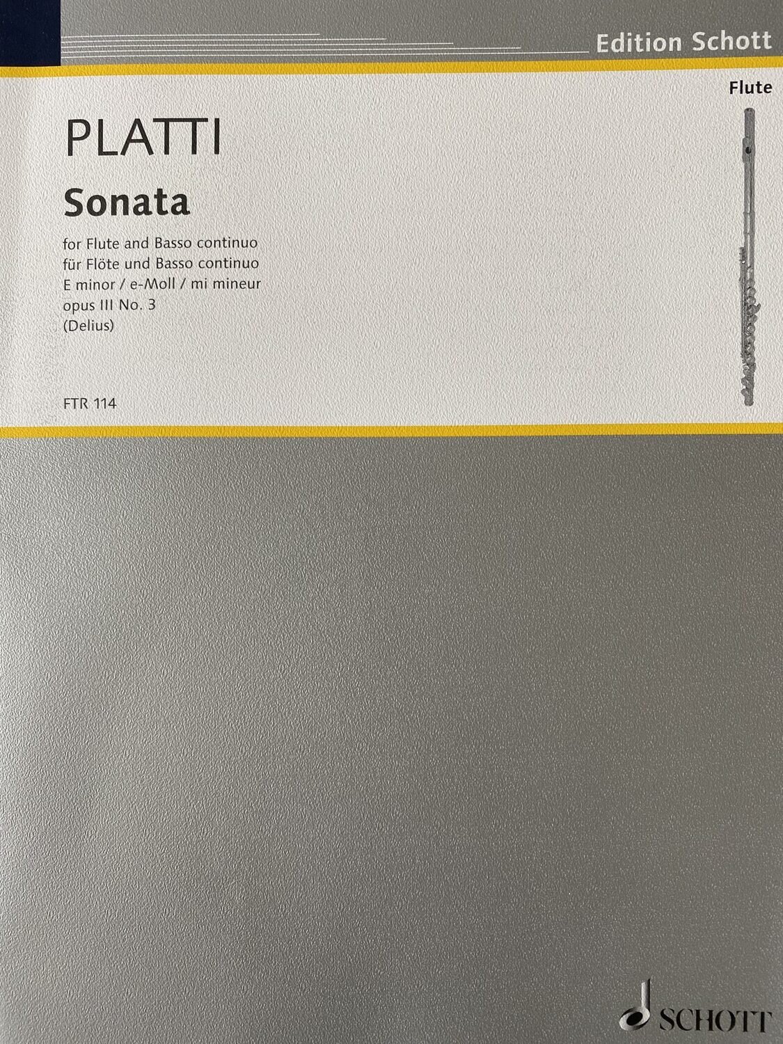 Giovanni Platti - Sonata in e-Moll - opus 3 no. 3