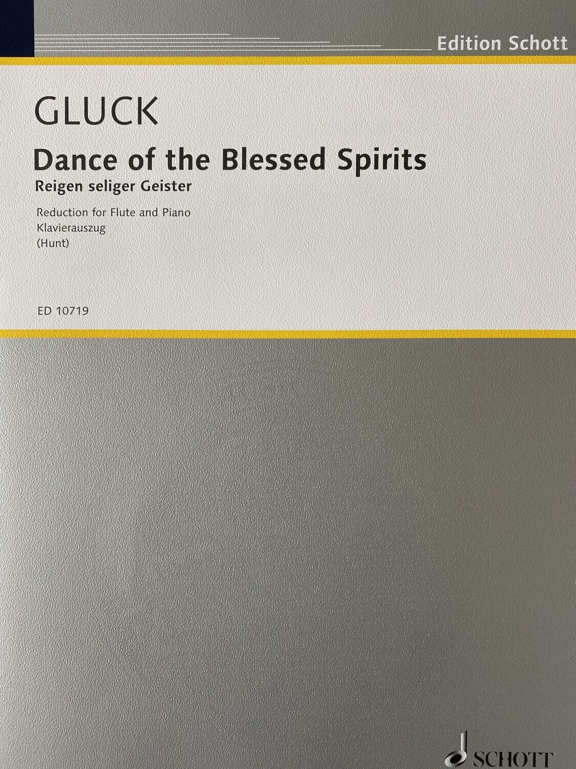 C.W. Gluck - Reigen seliger Geister (Klavierauszug)