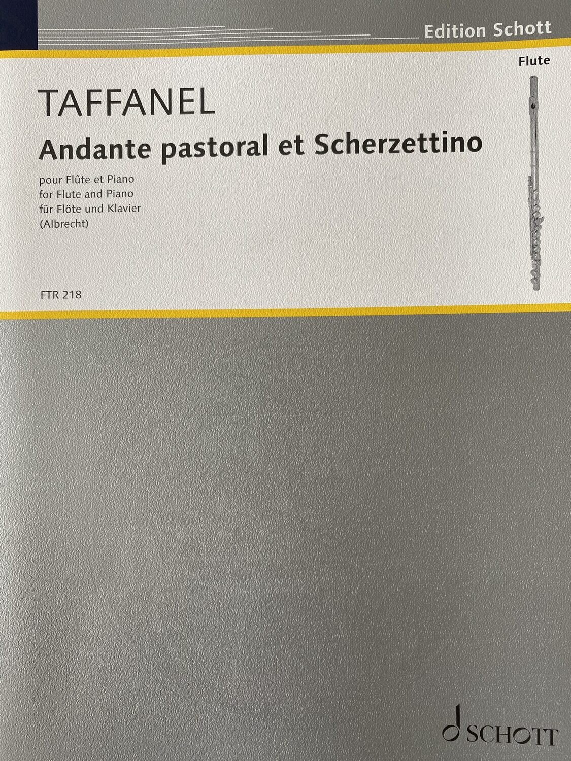 Taffanel - Andante pastoral et Scherzettino