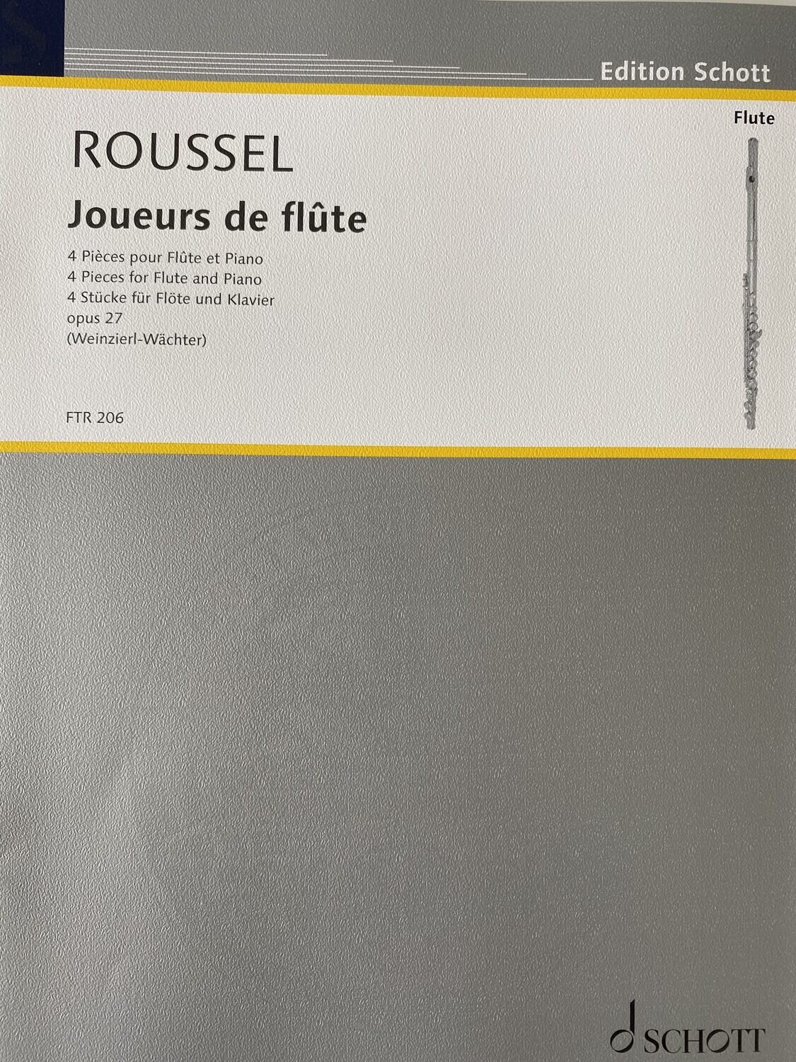 A. Roussel - Joueurs de flute - 4 Stücke opus 27