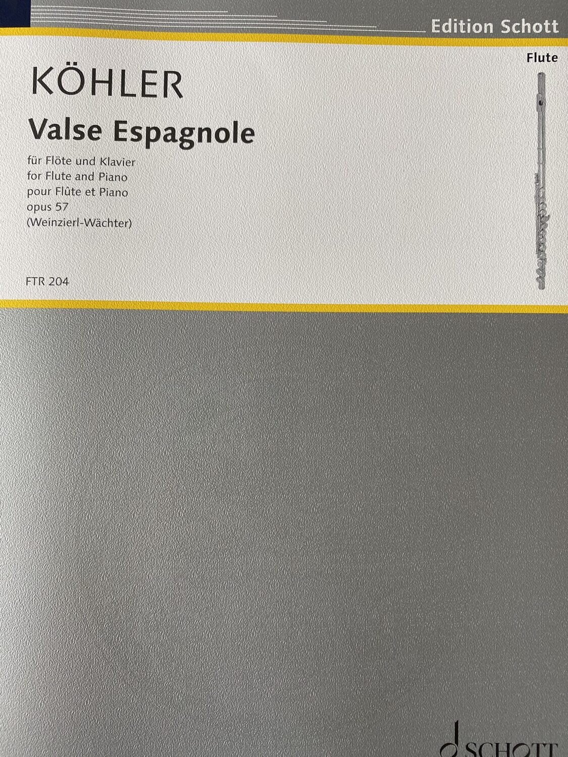 Ernesto Köhler - Valse Espagnole opus 57