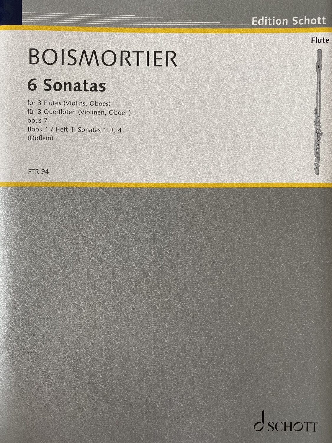 J.B. de Boismortier - 6 Sonatas - Opus 7 - Band 1