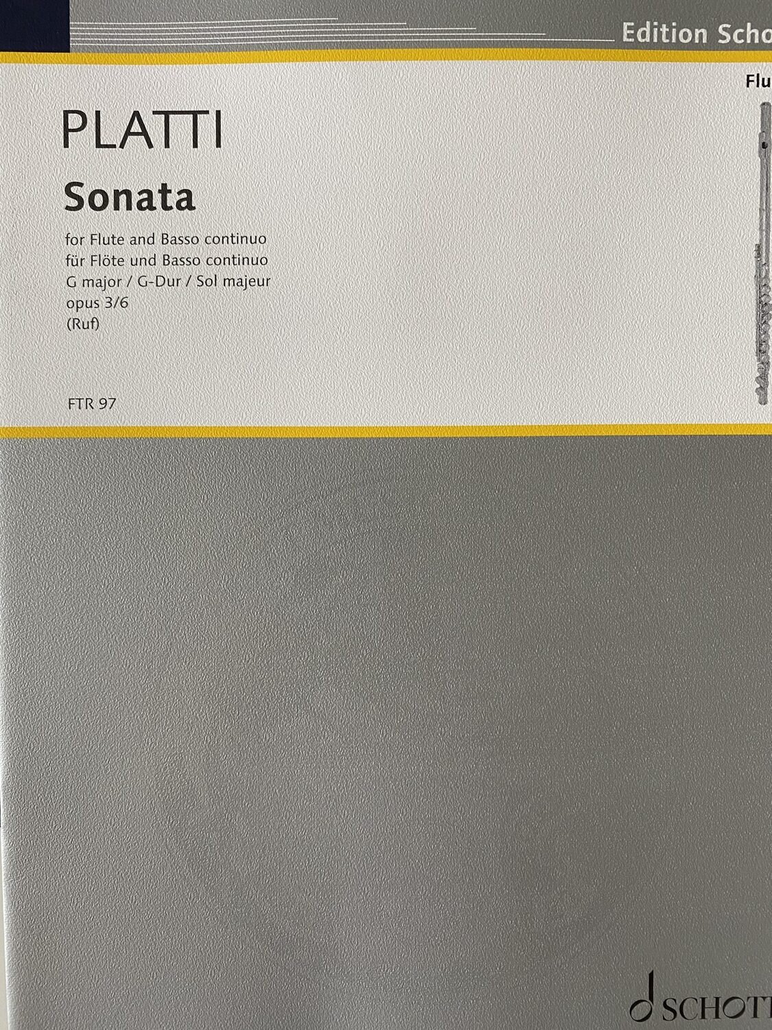 Giovanni Platti - Sonata in G-Dur - opus  3 no. 6
