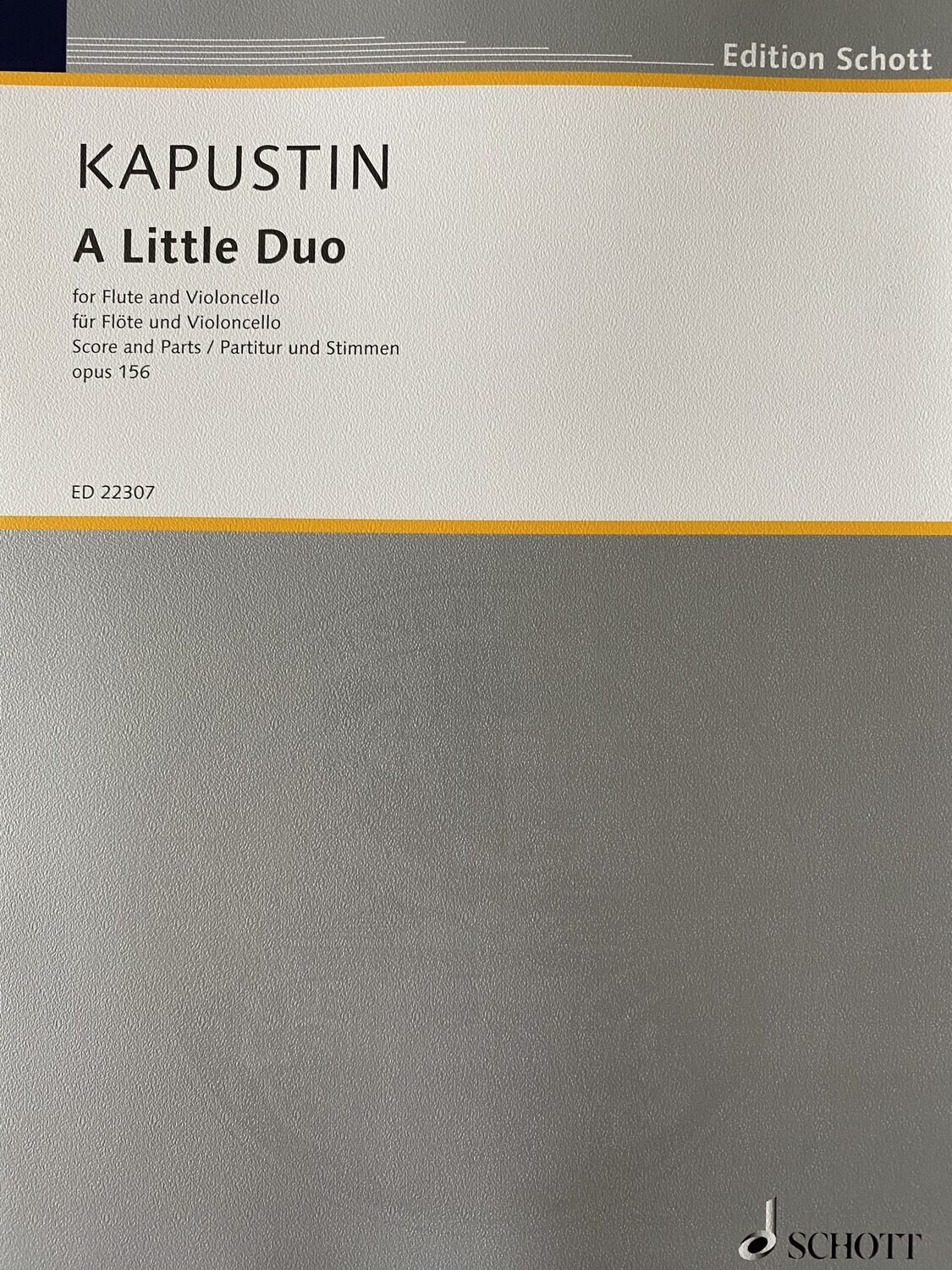 Nikolai Kapustin - A Little Duo - Opus 156