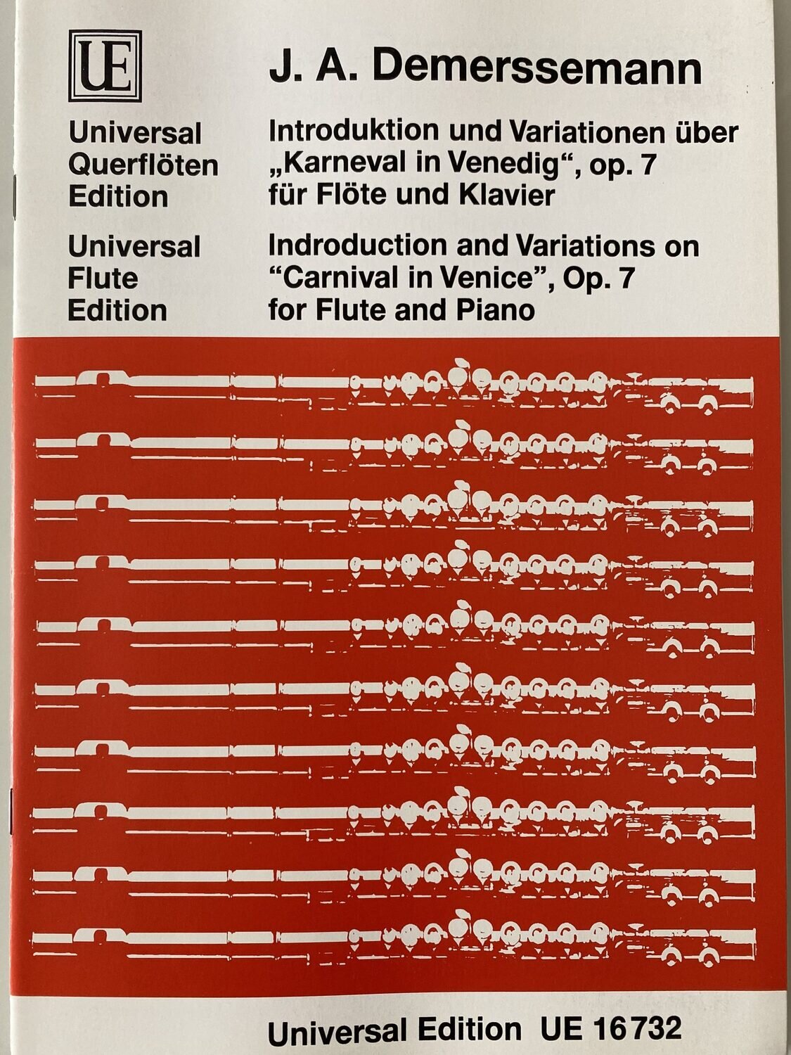 J.A. Demerssemann - Introduktion und Variationen über "Karneval in Venedig" - op.7