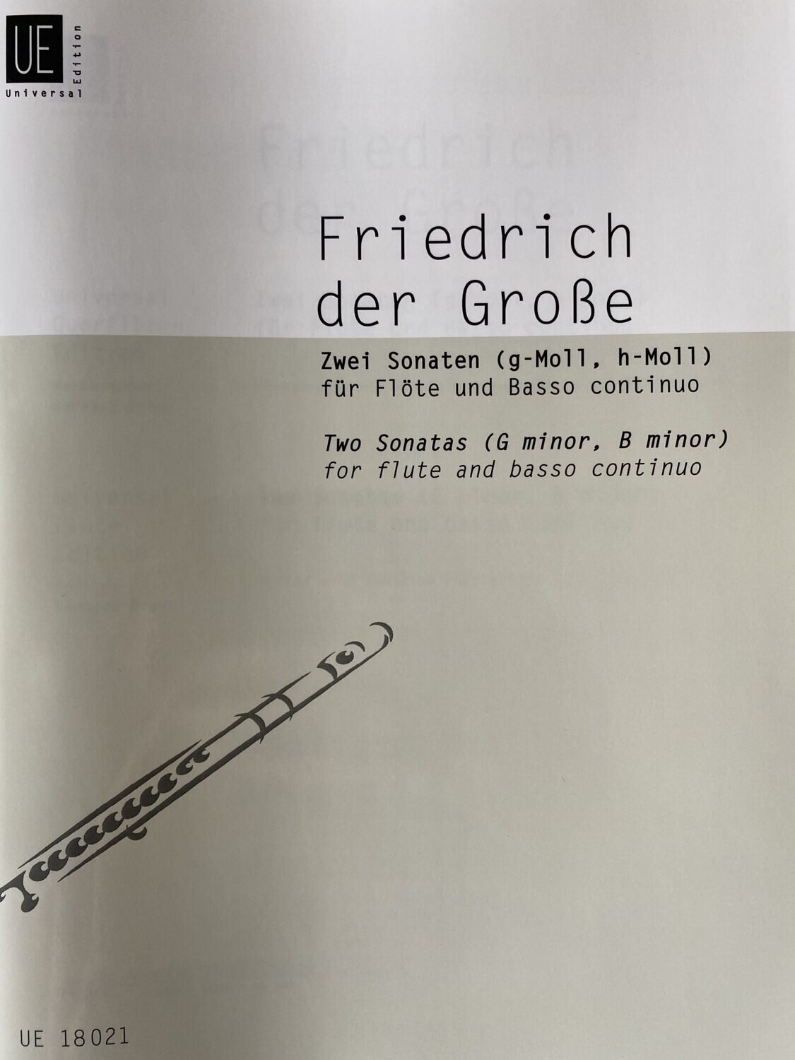 Friedrich der Große - Zwei Sonaten (g-Moll, h-Moll)