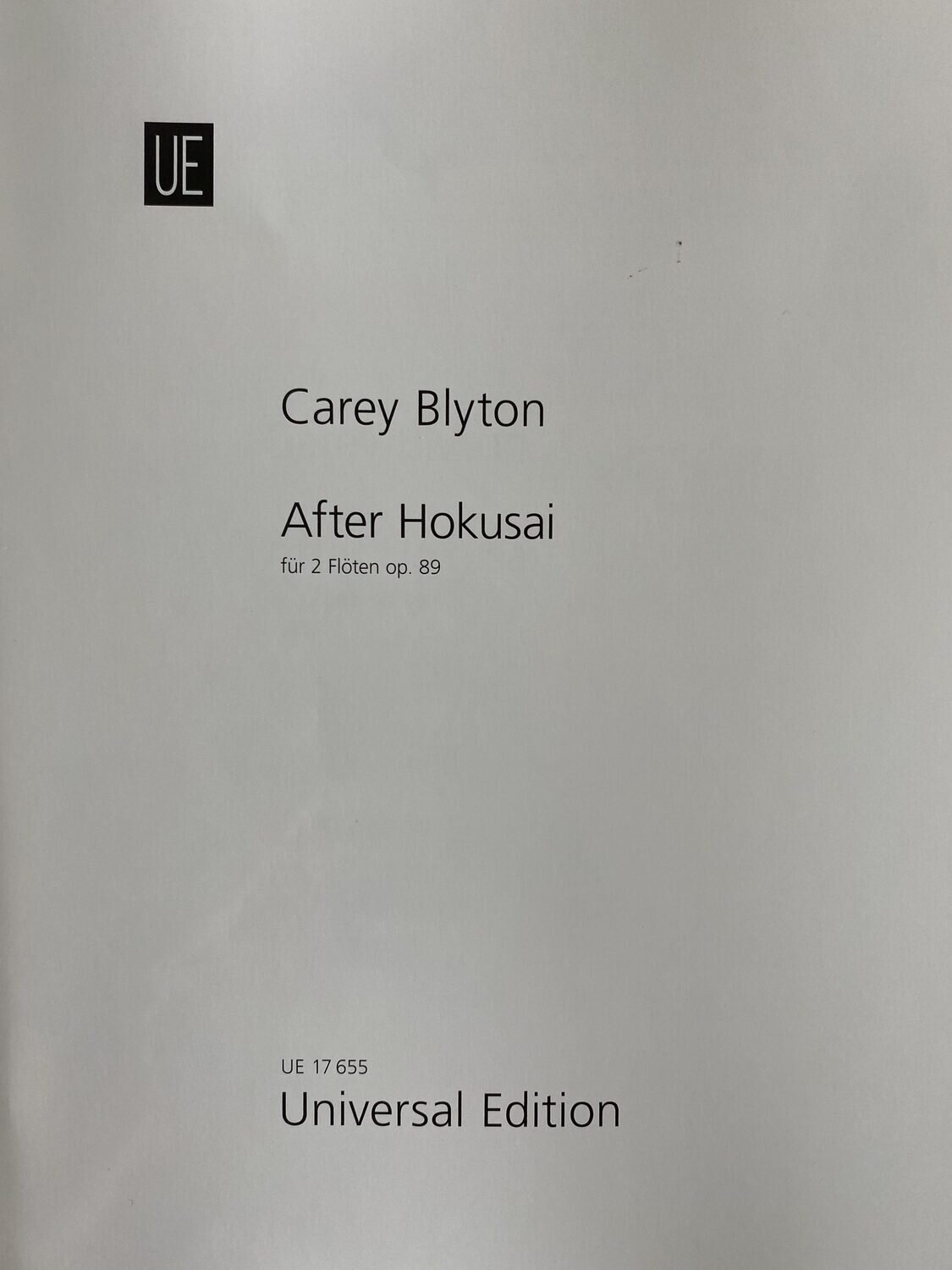 Carey Blyton - After Hokusai op. 89