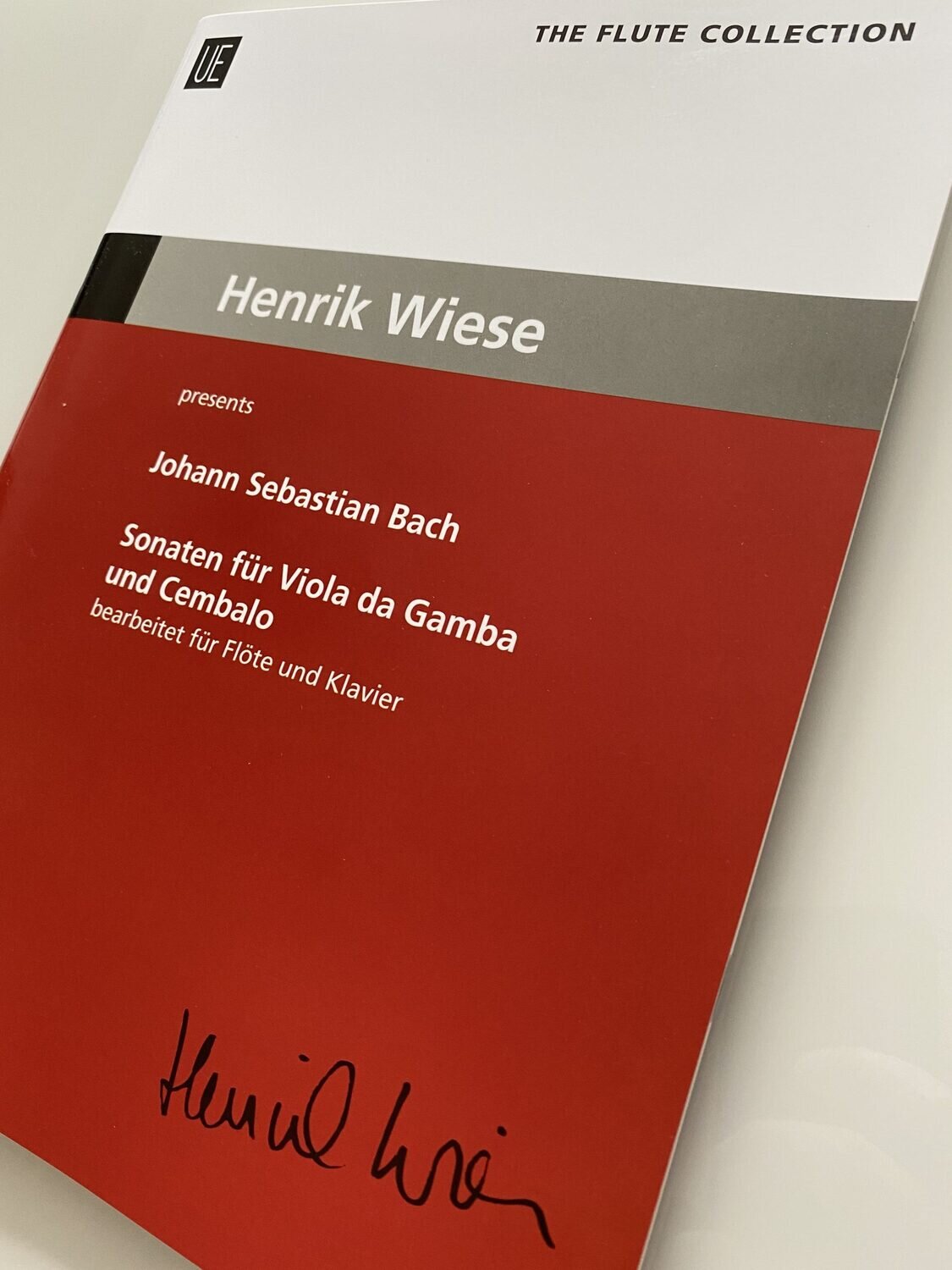 Henrik Wiese / Bach - Sonaten für Viola da Gamba und Cembalo (bearbeitet für Flöte und Klavier)