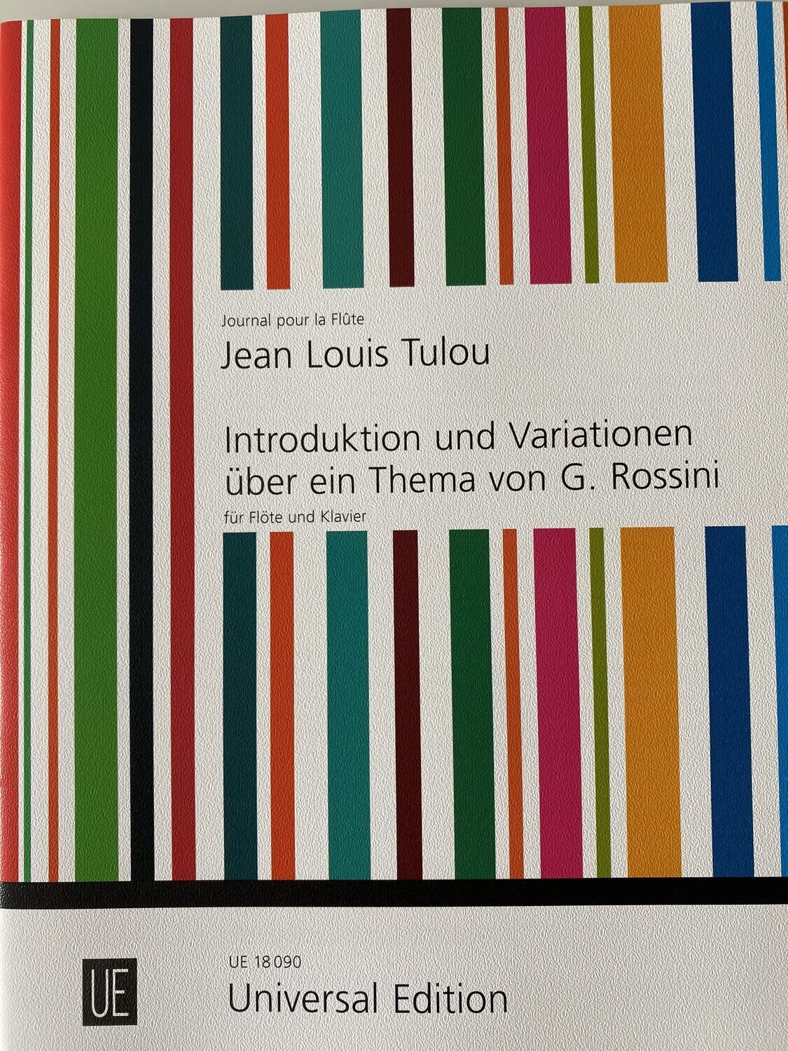Jean Louis Tulou - Introduktion und Variationen über ein Thema von G. Rossini