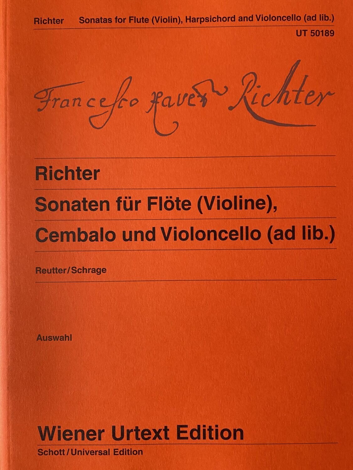 Franz Xaver Richter - Sonaten