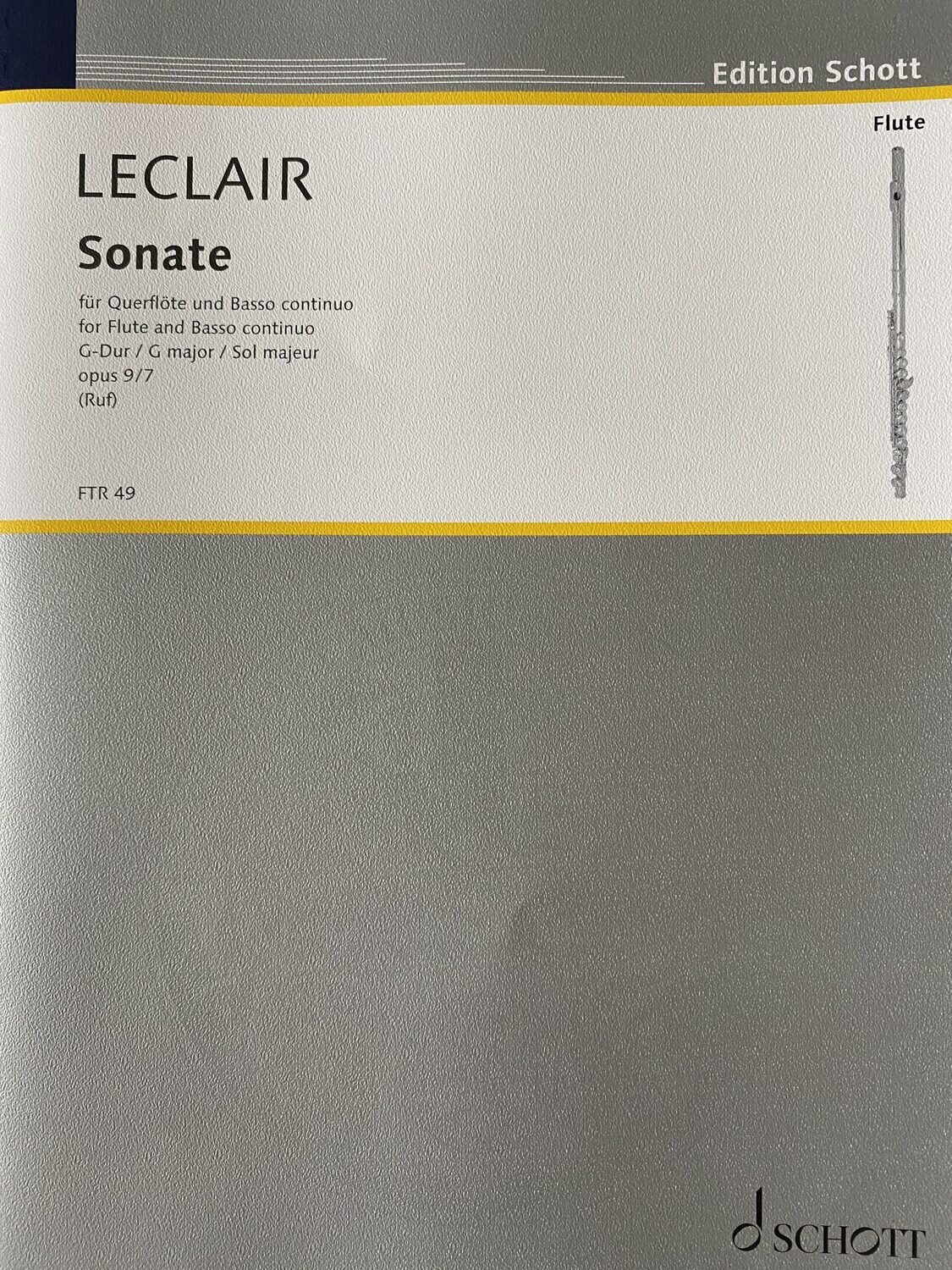 J-M. Leclair - Sonate in G-Dur - opus 9/7