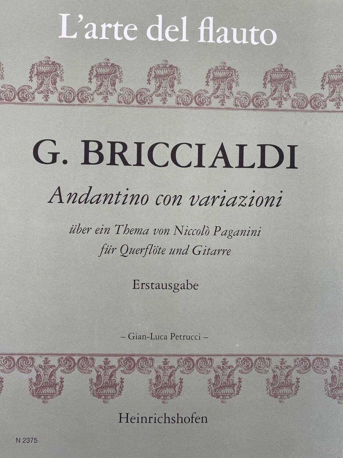Giulio Briccialdi - Andantino con variazioni