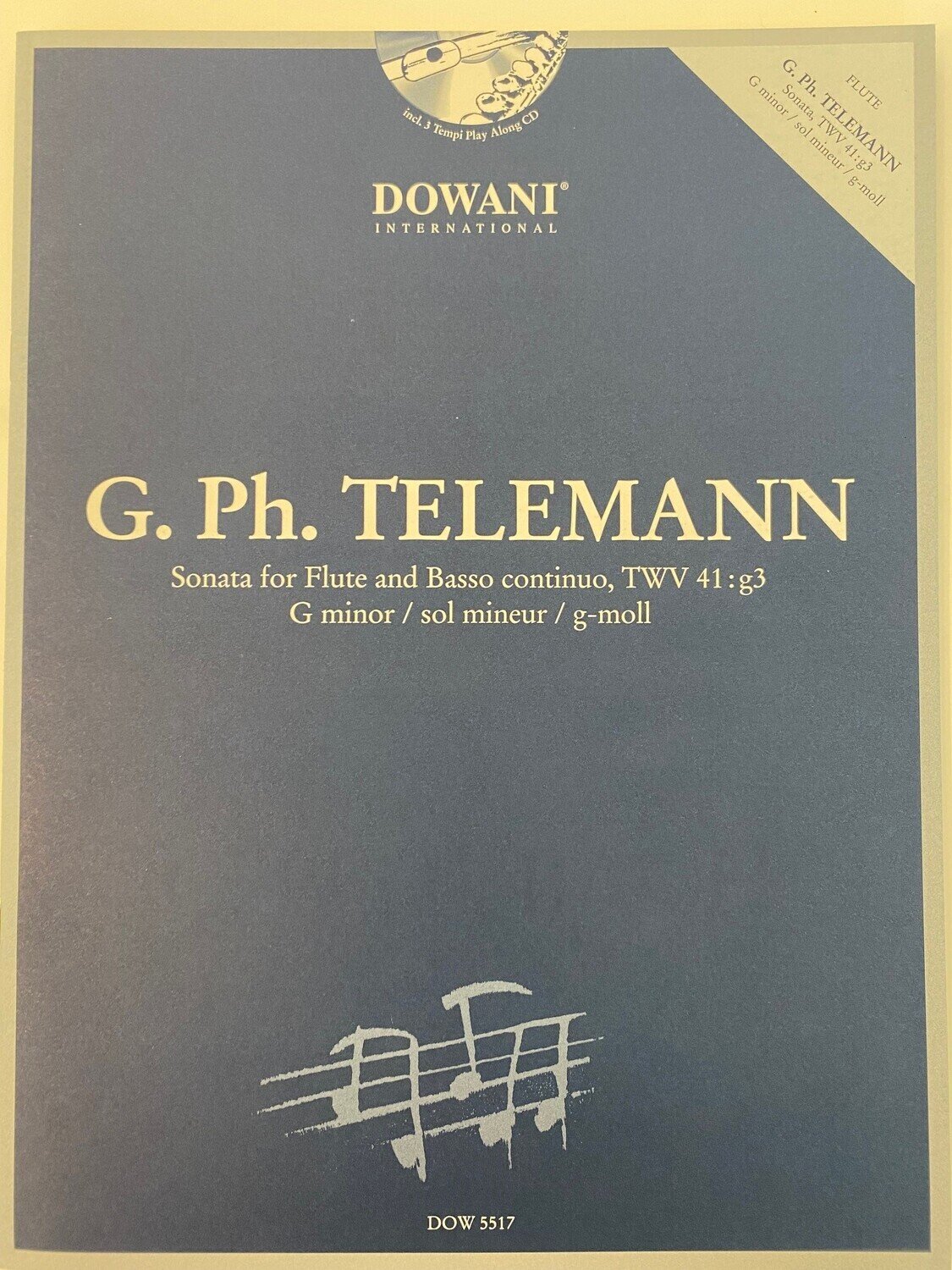 G.Ph. Telemann - Sonata for Flute and Basso continuo, TWV 41:g3 - g-moll