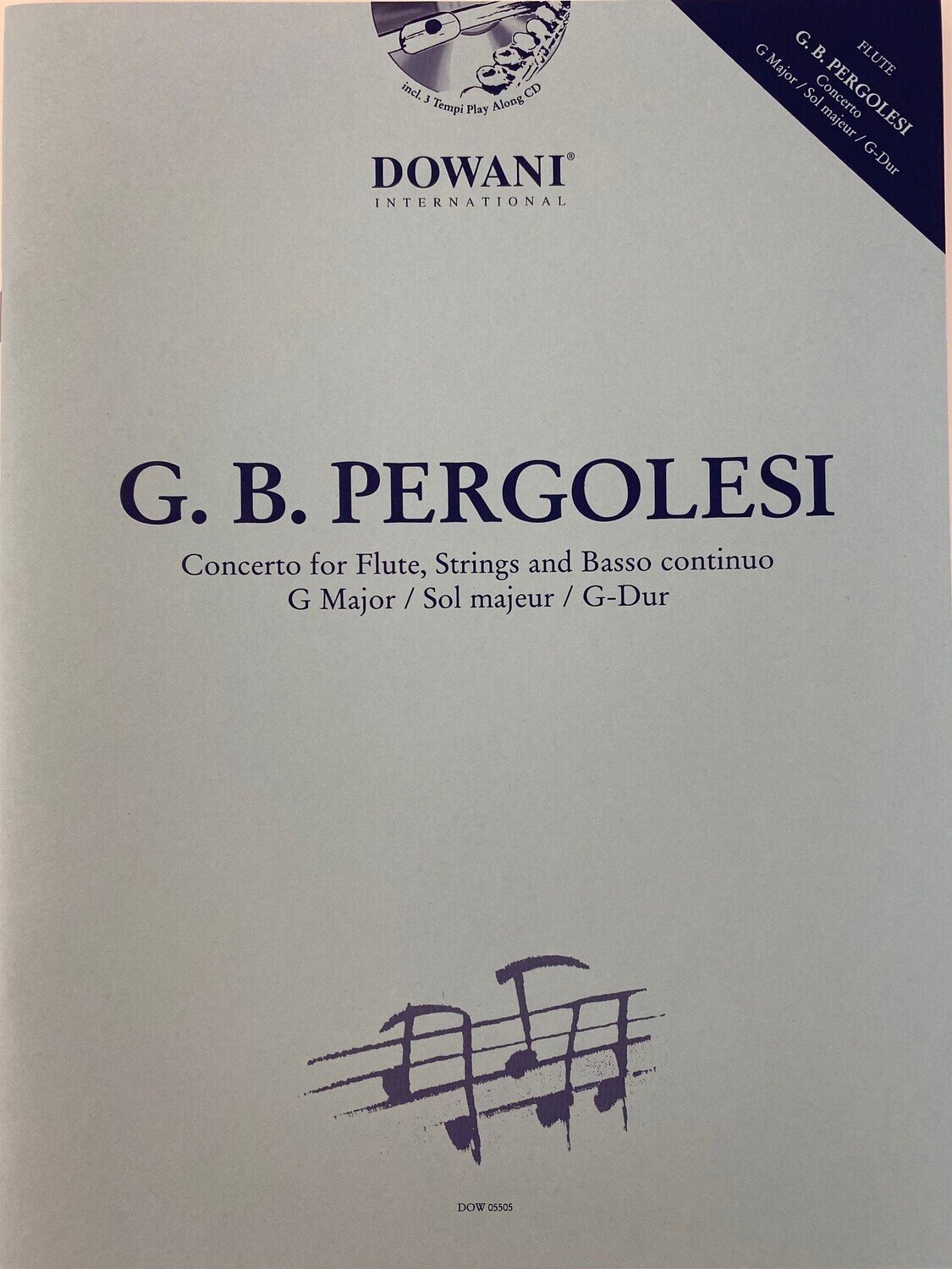 G.B. Pergolesi - Concerto for Flute, Strings and Basso continuo - G-Dur