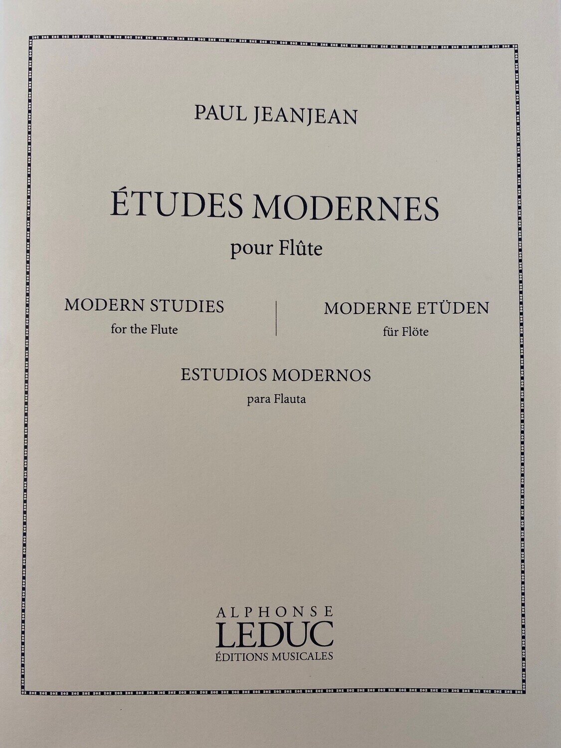 Paul Jeanjean - Moderne Etüden