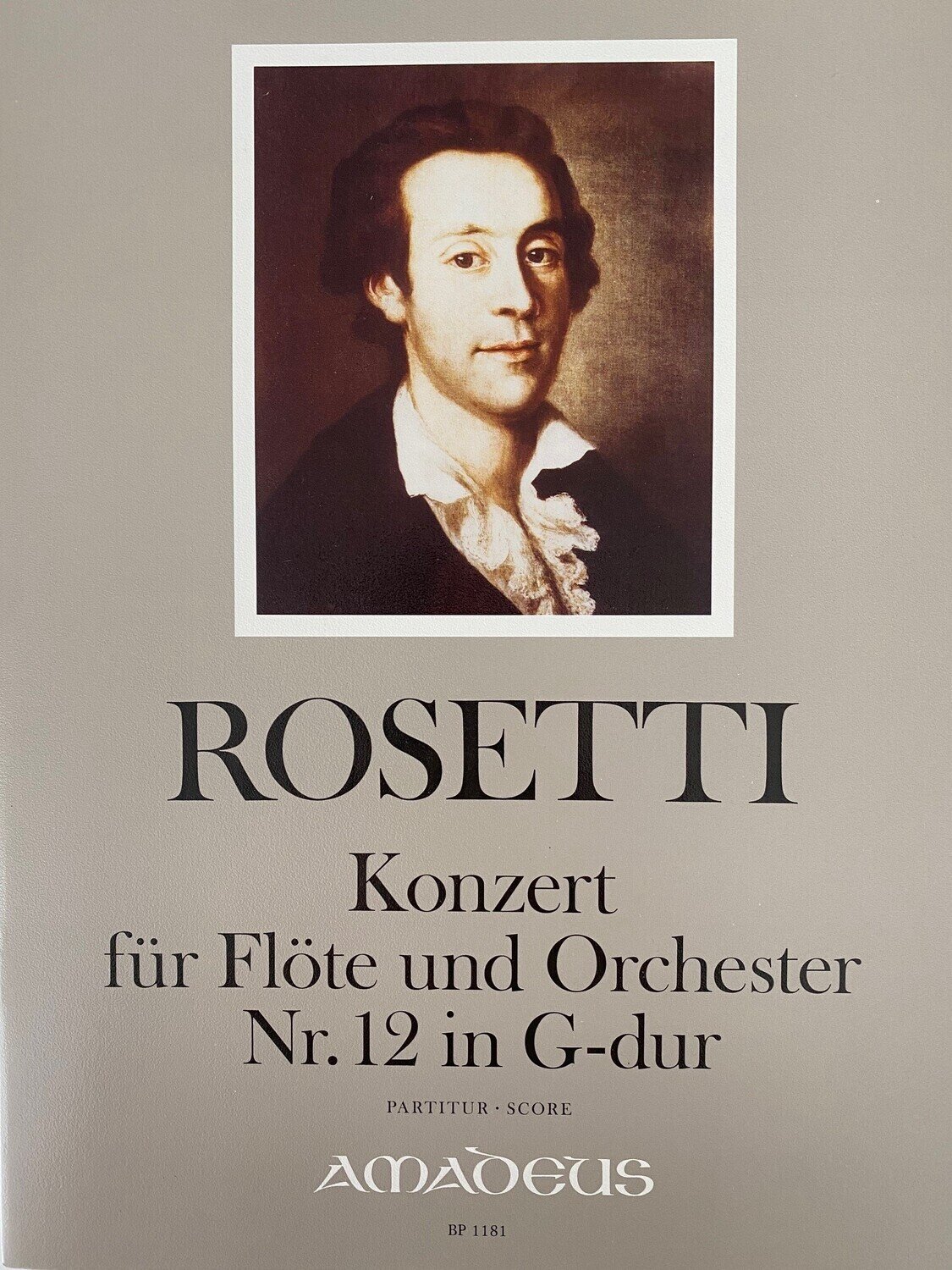 Antonio Rosetti - Konzert für Flöte und Orchester Nr. 12 in G-Dur
