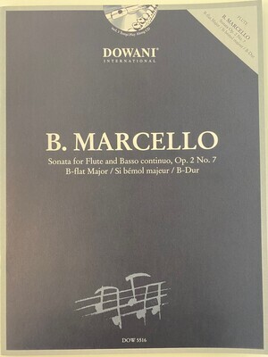 B. Marcello - Sonata for Flute and BC Op. 2 No. 7 - B-dur