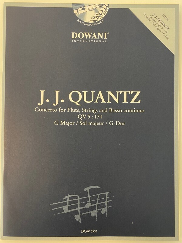 J.J. Quantz - Concerto for Flute, Strings and BC QV 5 : 174 - G-Dur J.J. Quantz - Concerto for Flute, Strings and BC QV 5 : 174 - G-Dur