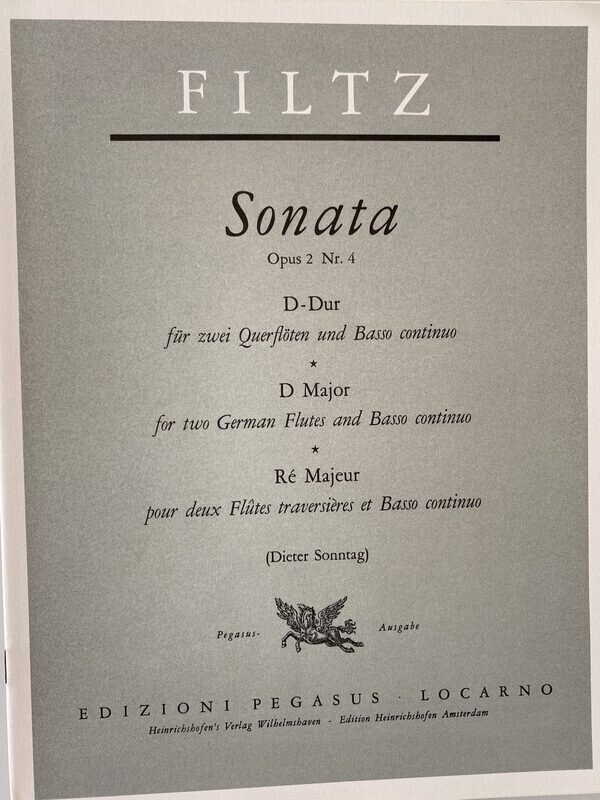 A. Filtz - Sonata in D-Dur Op. 2, No.4 A. Filtz - Sonata in D-Dur Op. 2, No.4