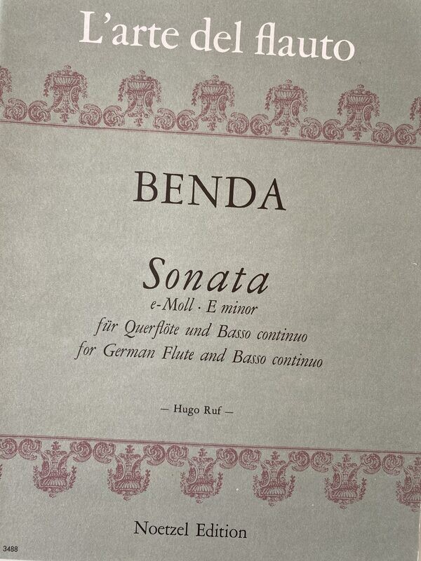 F. Benda - Sonata in e-Moll