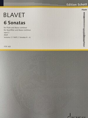Blavet - 6 Sonatas opus 2 - Heft 2