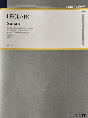 Leclair - Sonate in G-Dur - opus 9/7