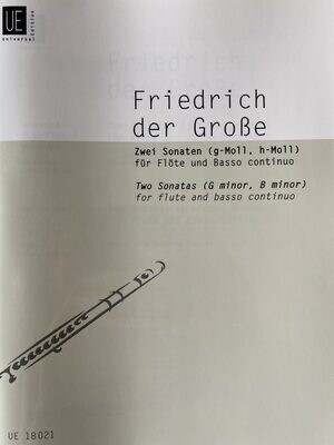  Friedrich der Große - Zwei Sonaten (g-moll, h-moll)