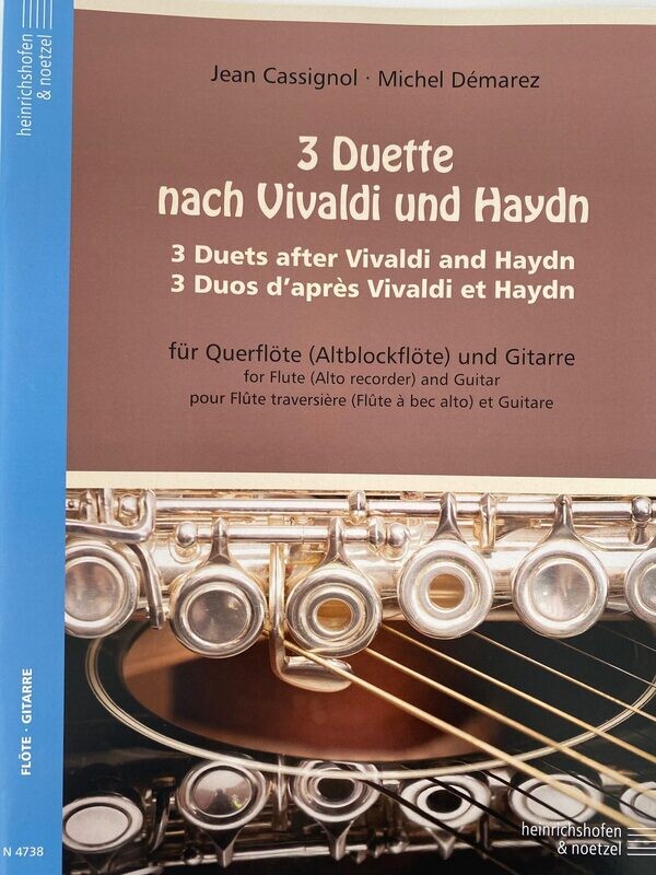Jean Cassignol / Michel Démarez  - 3 Duette nach Vivaldi und Haydn