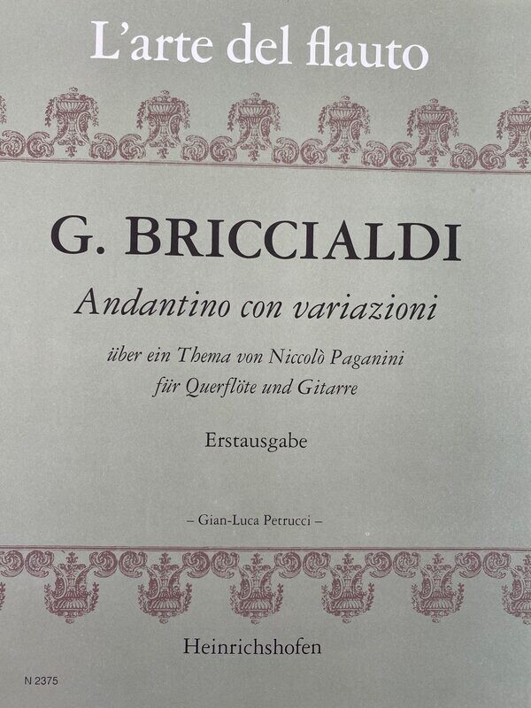 Giulio Briccialdi - Andantino con variazioni Giulio Briccialdi - Andantino con variazioni