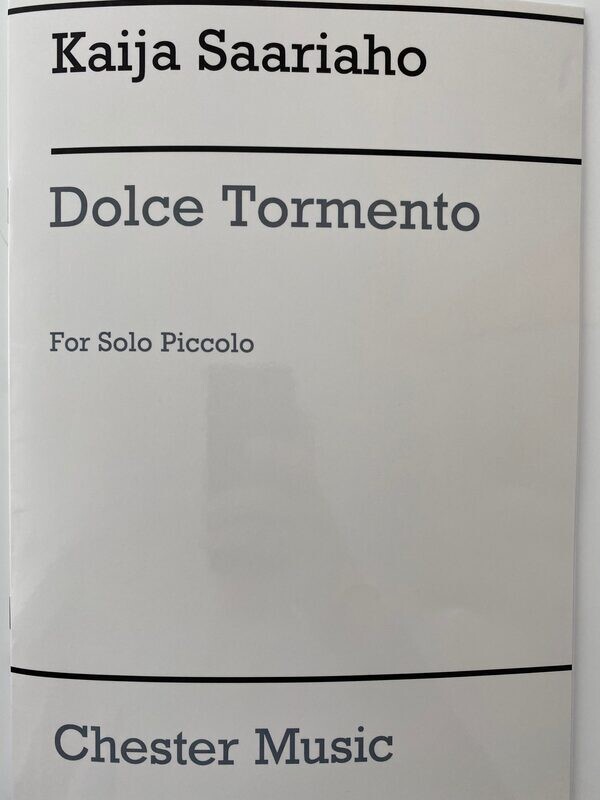 Kaija Saariaho - Dolce Tormento Kaija Saariaho - Dolce Tormento