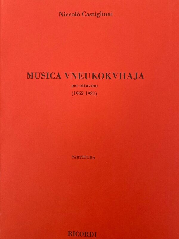 Niccolò Castiglioni - Musica Vneukokvhaja Niccolò Castiglioni - Musica Vneukokvhaja