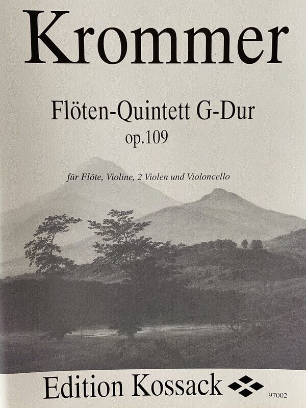 F. Krommer - Flöten-Quintett G-Dur op. 109 F. Krommer - Flöten-Quintett G-Dur op. 109