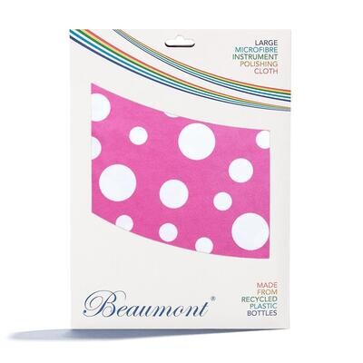 Beaumont großes Mikrofasertuch - Pink Polka Dot