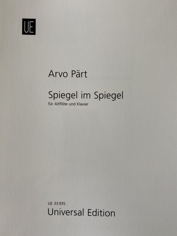 Arvo Pärt - Spiegel im Spiegel Arvo Pärt - Spiegel im Spiegel