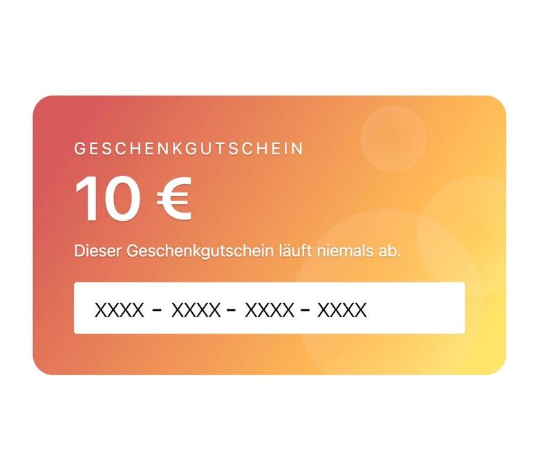 Digitaler Geschenkgutschein