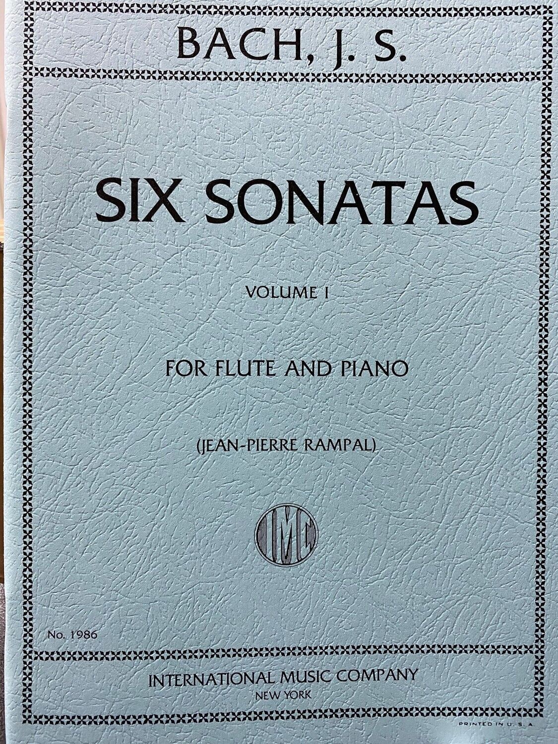 J.S. Bach - 6 Sonaten - Band 1