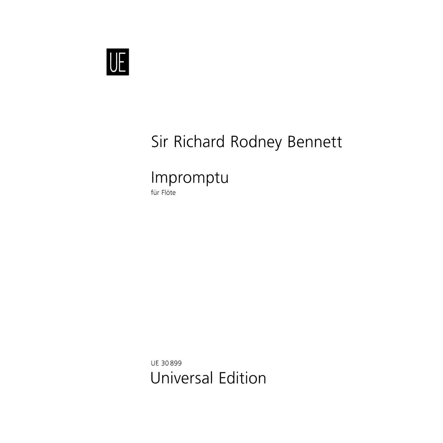 Richard Rodney Bennett - Impromptu