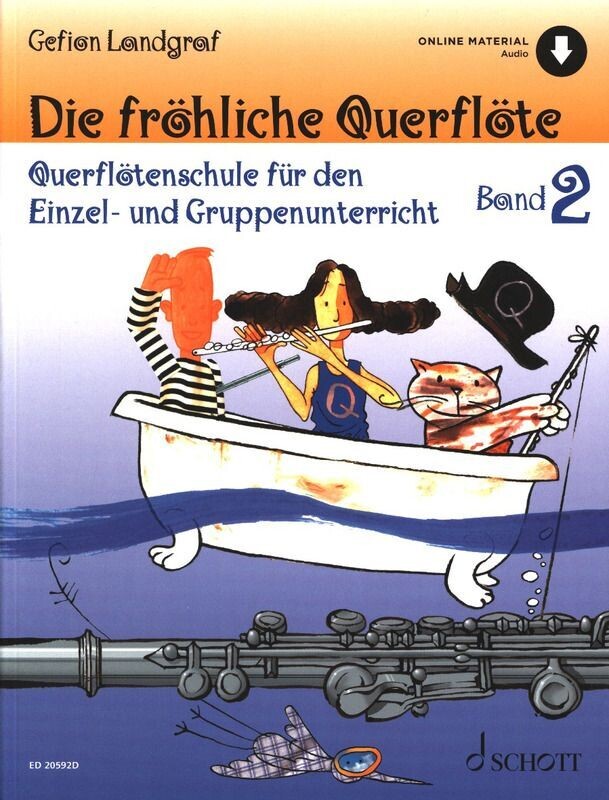Die fröhliche Querflöte - Band 2 (mit Online-Material) Die fröhliche Querflöte - Band 2 (mit Online-Material)