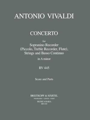 Antonio Vivaldi - Concerto in a-moll RV 445
