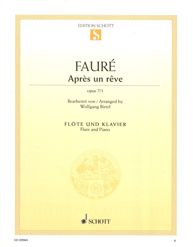 G. Fauré - Après un reve - opus 7/1