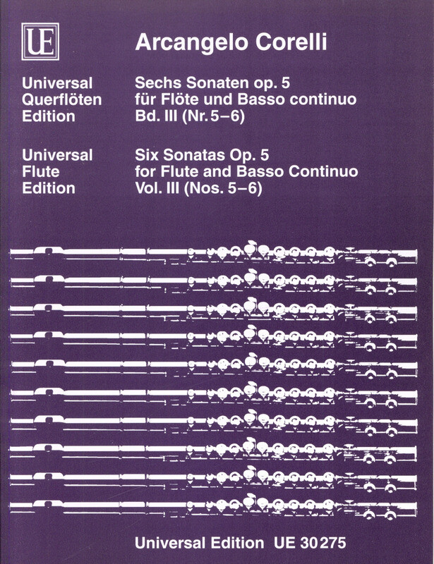A. Corelli - Sechs Sonaten op. 5 - Bd. III (Nr. 5-6)