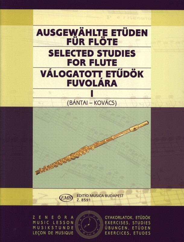 Bántai / Kovács - Ausgewählte Etüden für Flöte - Band 1 Bántai / Kovács - Ausgewählte Etüden für Flöte - Band 1
