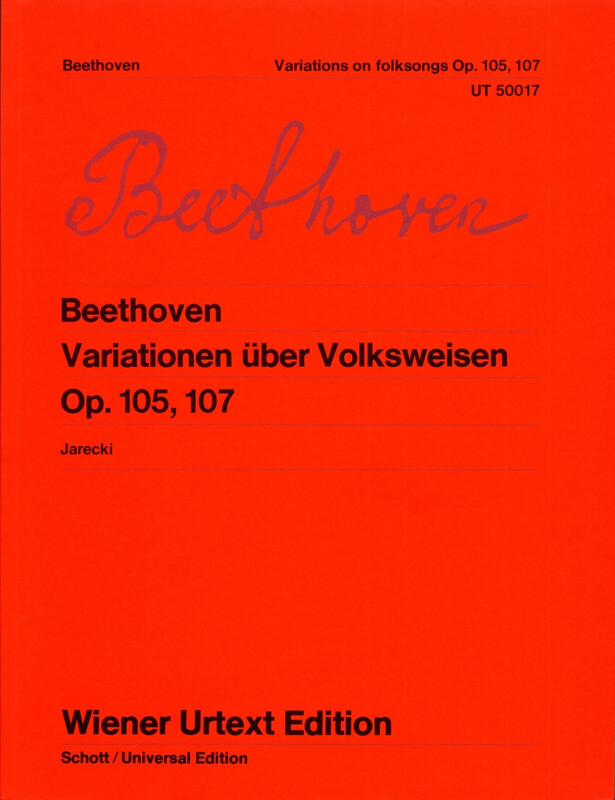 L. van Beethoven - Variationen über Volksweisen - op. 105, 107