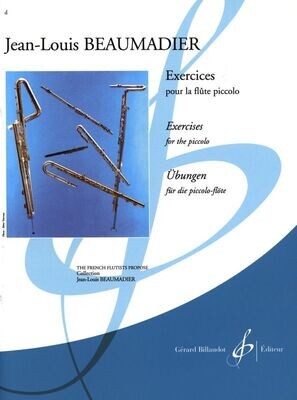Jean-Louis Beaumadier - Übungen für die Piccolo-Flöte
