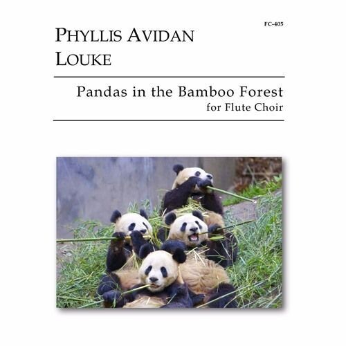 Phyllis Avidan Louke - Pandas in the Bamboo Forest