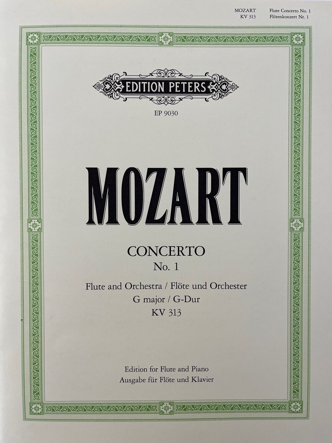 W.A. Mozart - Konzert Nr. 1 - G-Dur KV 313