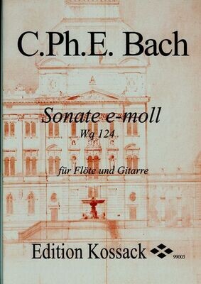 C.Ph.E. Bach - Sonate e-moll