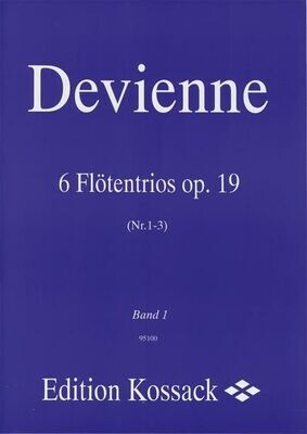 Devienne - 6 Flötentrios op. 19 - Nr. 1-3
