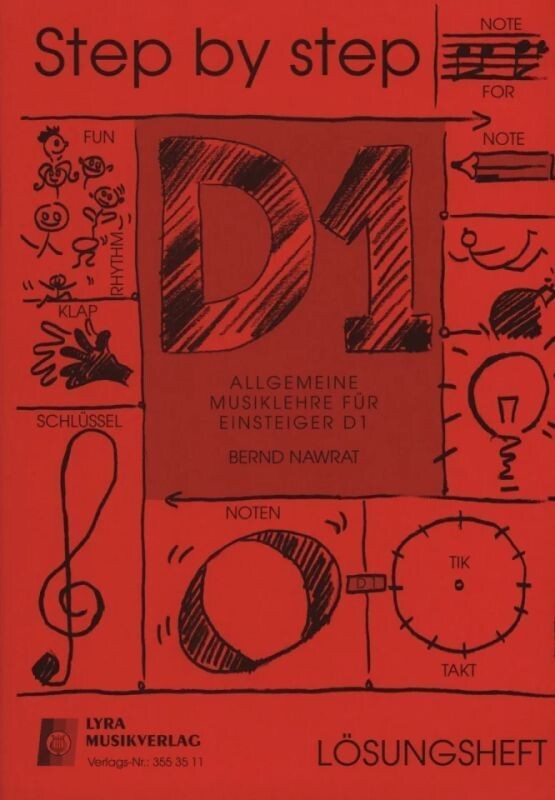 Bernd Nawrat - Step by step - Allgemeine Musiklehre für Einsteiger D1 - Lösungsheft