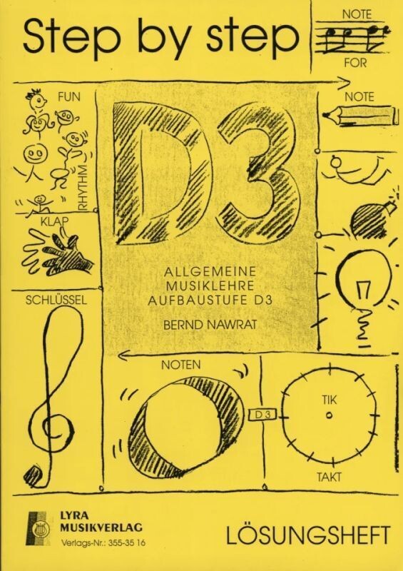 Bernd Nawrat - Step by step - Allgemeine Musiklehre für Einsteiger D3 - Lösungsheft